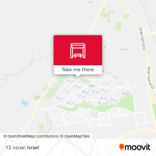 שכונה 12 map