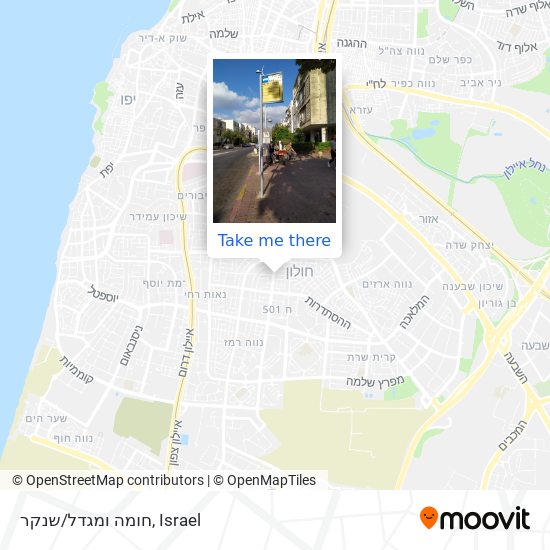 חומה ומגדל/שנקר map