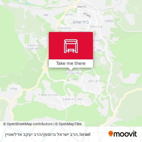 Карта הרב ישראל גרוסמן / הרב יעקב אדלשטיין