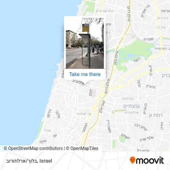 בלוך/ארלוזורוב map
