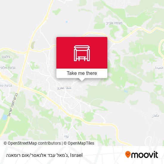 ג'מאל עבד אלנאסר/אום רומאנה map