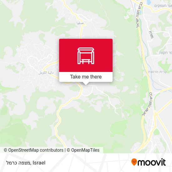 Карта מצפה כרמל
