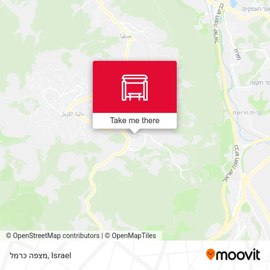 Карта מצפה כרמל