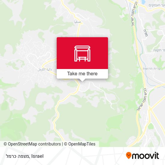 Карта מצפה כרמל