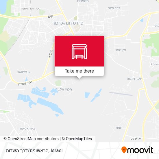 הראשונים/דרך השדות map