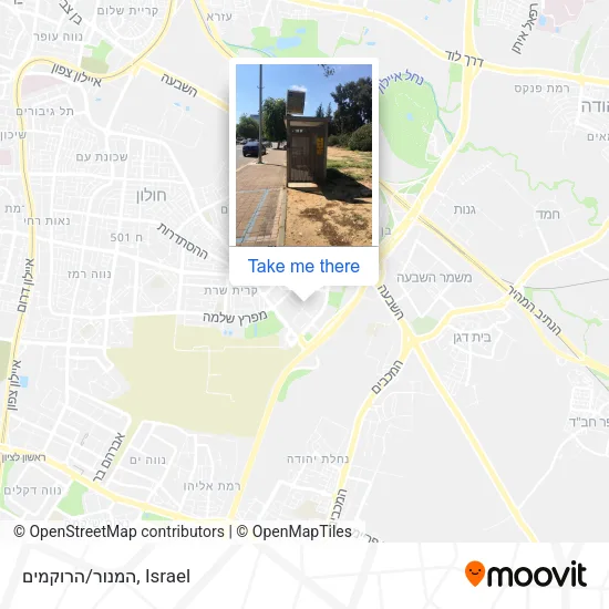 המנור/הרוקמים map