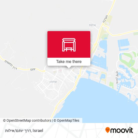 דרך יותם/אילות map