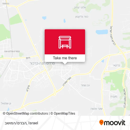 Карта הבנים/המושב
