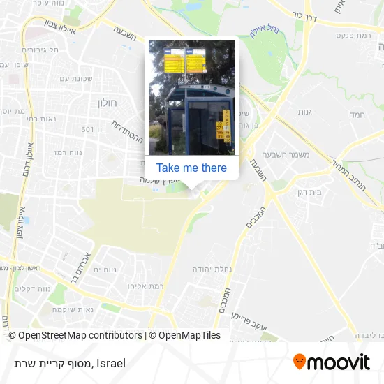 Карта מסוף קריית שרת