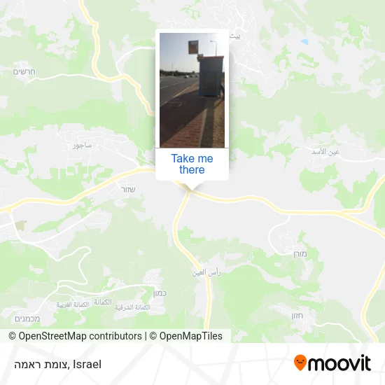 צומת ראמה map