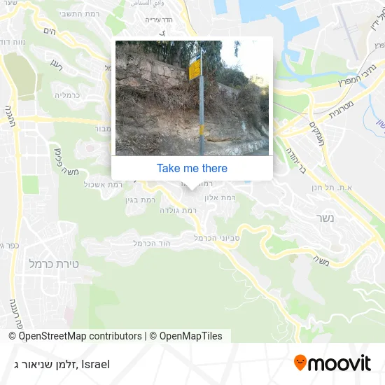 Карта זלמן שניאור ג