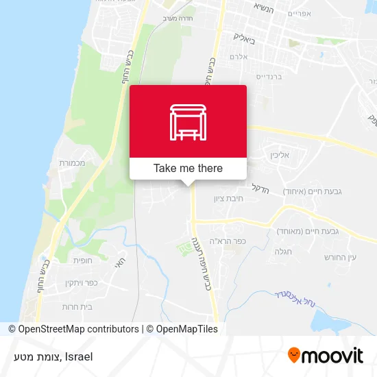Карта צומת מטע