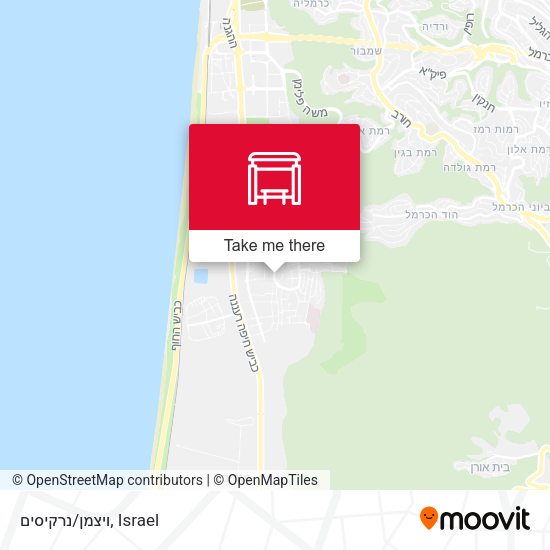 ויצמן/נרקיסים map