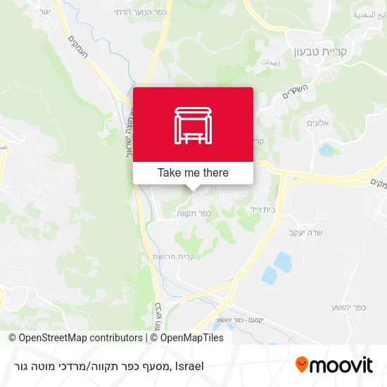 Карта מסעף כפר תקווה/מרדכי מוטה גור