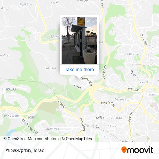 צונדק/אשכולי map
