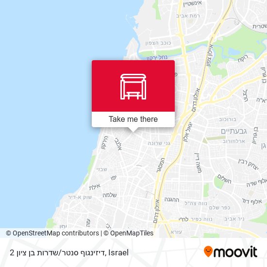 דיזינגוף סנטר/שדרות בן ציון 2 map