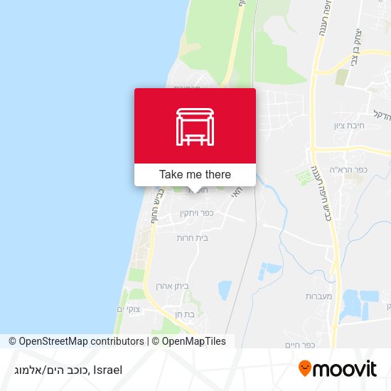 כוכב הים/אלמוג map