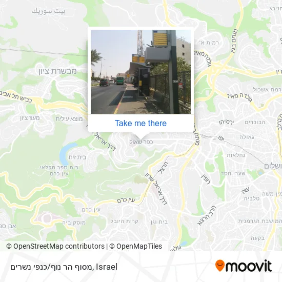 Карта מסוף הר נוף/כנפי נשרים
