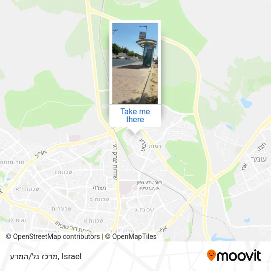Карта מרכז גל/המדע