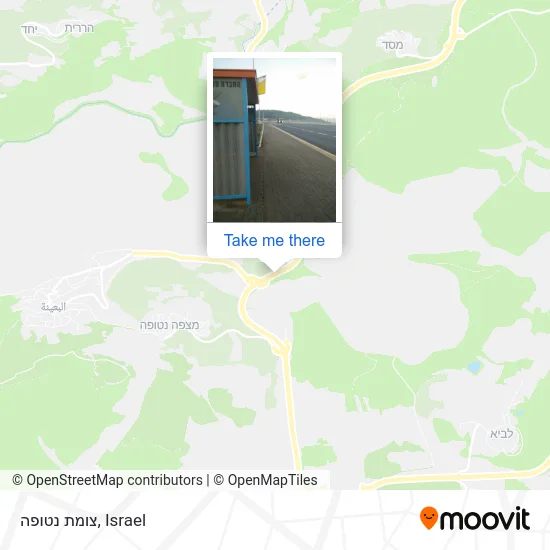 Карта צומת נטופה