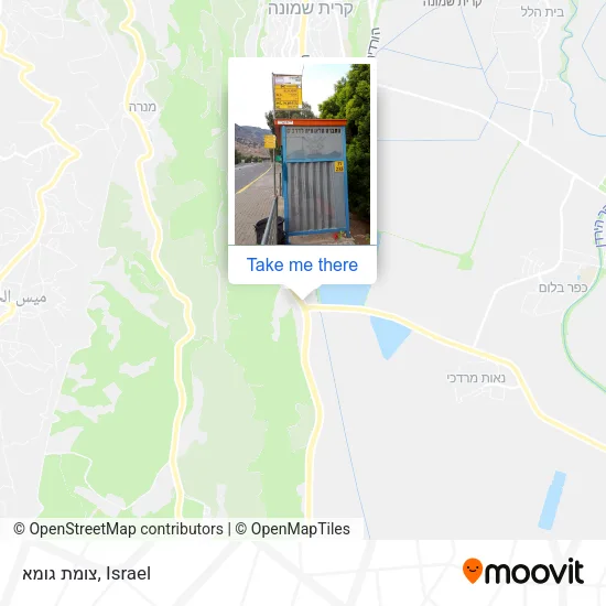 Карта צומת גומא