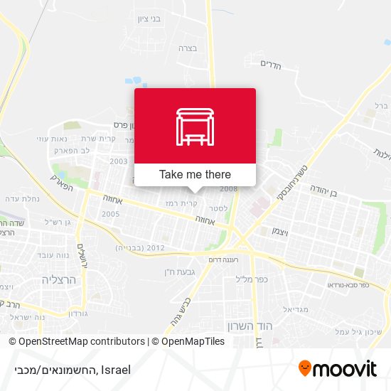 החשמונאים/מכבי map