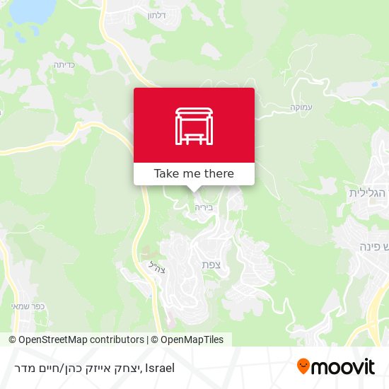 Карта יצחק אייזק כהן/חיים מדר