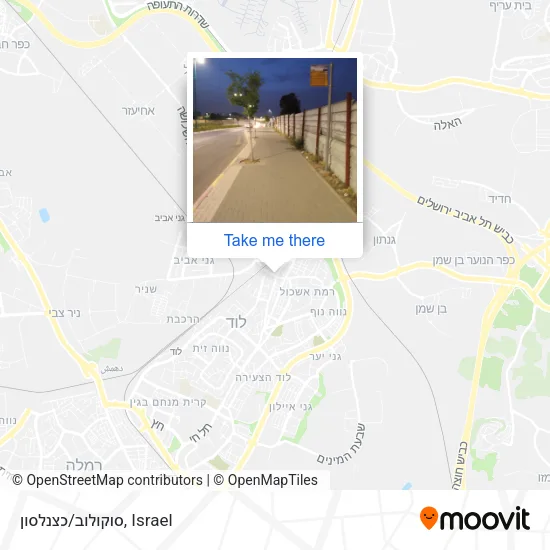 סוקולוב/כצנלסון map