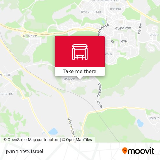 כיכר החושן map
