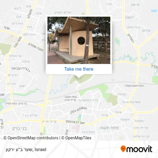 Карта שער ב''ע ירקון