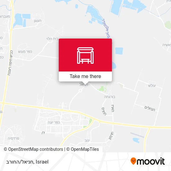 Карта חניאל/החורב