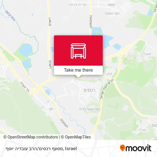 Карта מסעף רכסים/הרב עובדיה יוסף