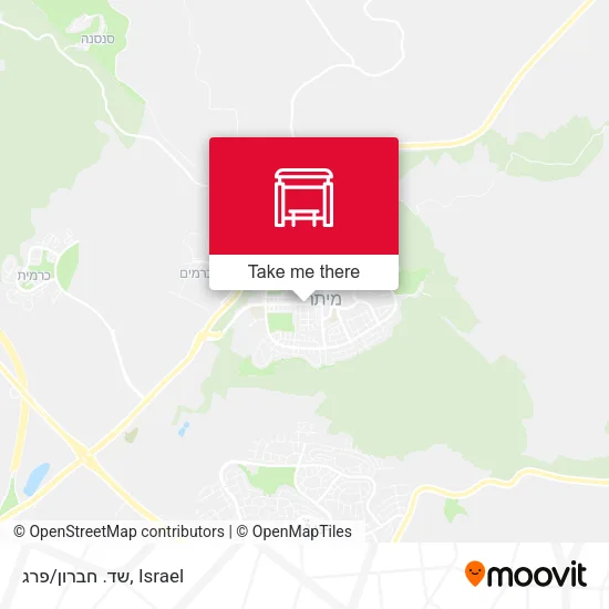 Карта שד. חברון/פרג