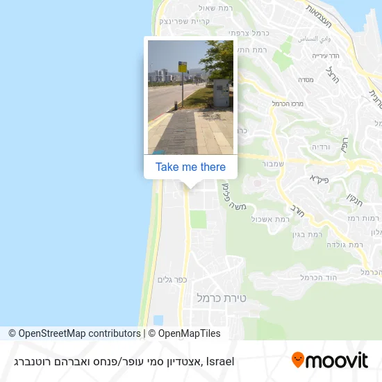 Карта אצטדיון סמי עופר / פנחס ואברהם רוטנברג