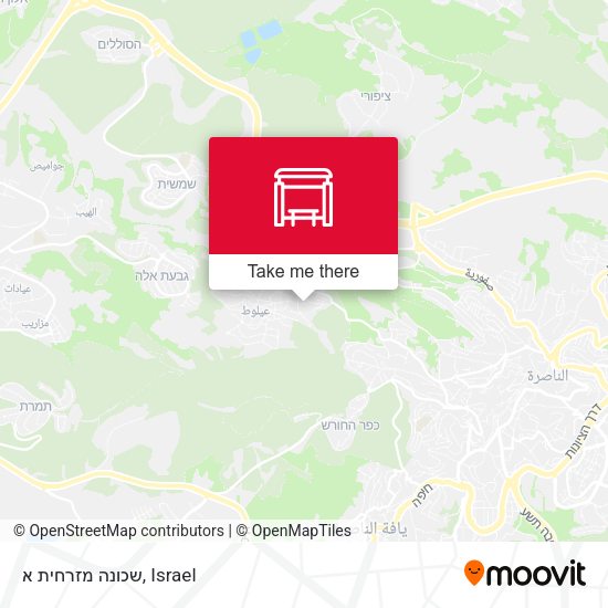 שכונה מזרחית א map