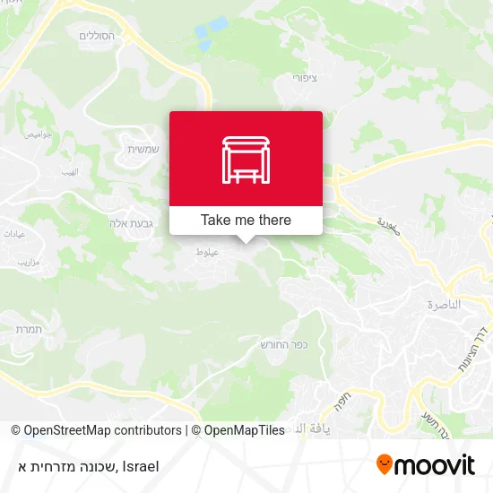 Карта שכונה מזרחית א