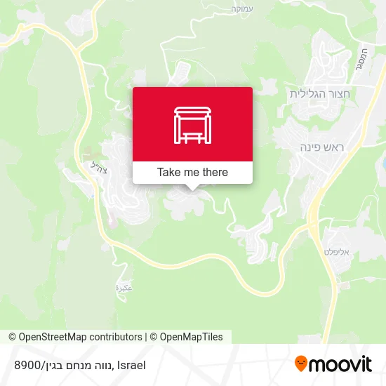 Карта נווה מנחם בגין/8900