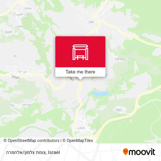 Карта צומת צלמון/אלחמרה