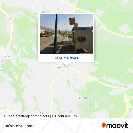 Карта צומת מע'אר