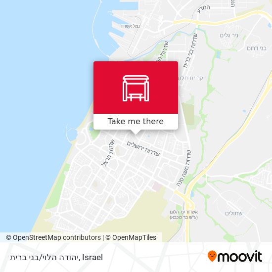 יהודה הלוי/בני ברית map