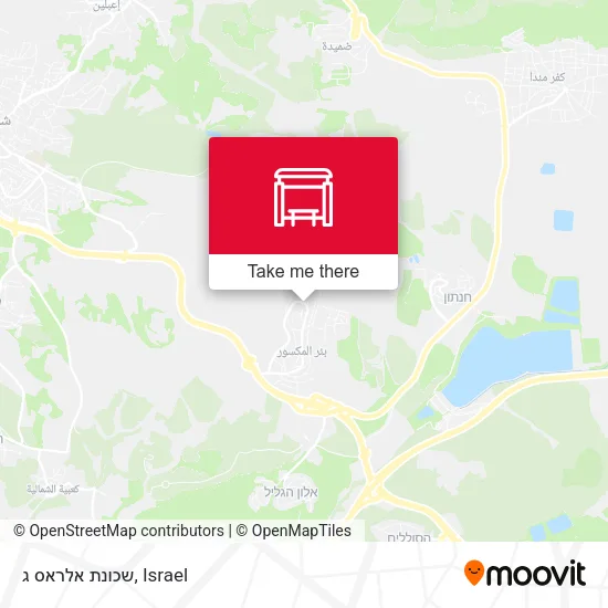 Карта שכונת אלראס ג