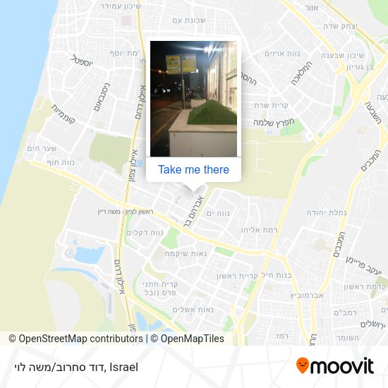 דוד סחרוב/משה לוי map