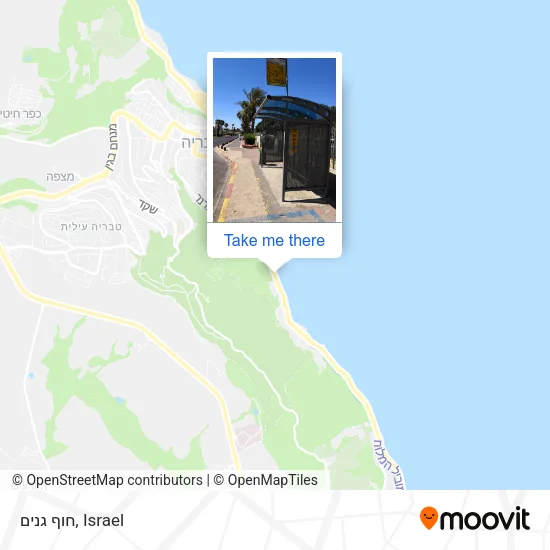 Карта חוף גנים