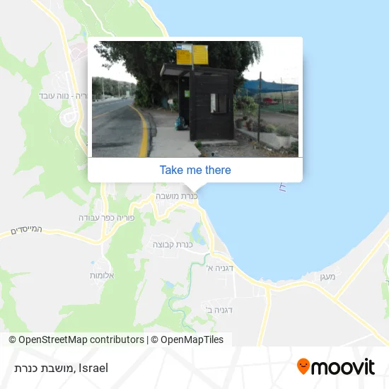Карта מושבת כנרת