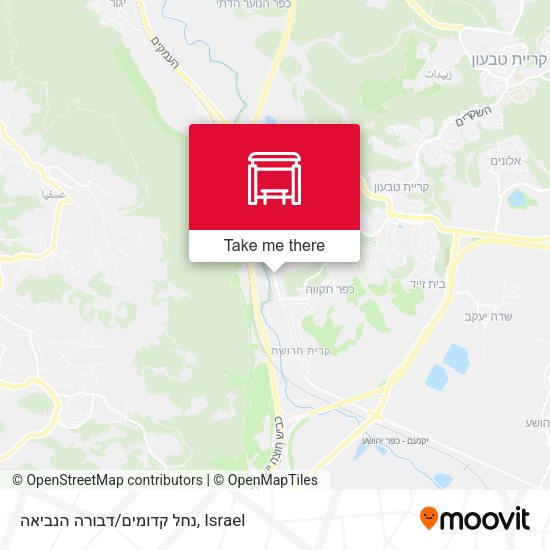 נחל קדומים/דבורה הנביאה map