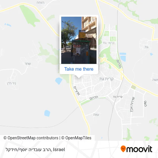 Карта הרב עובדיה יוסף/חידקל