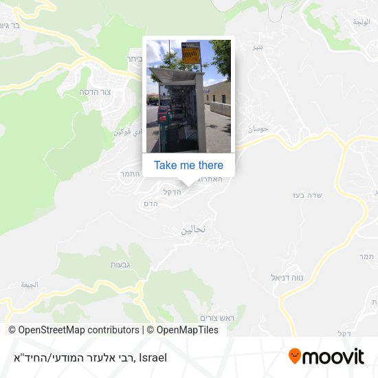 רבי אלעזר המודעי/החיד''א map