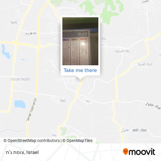 צומת ג'ת map