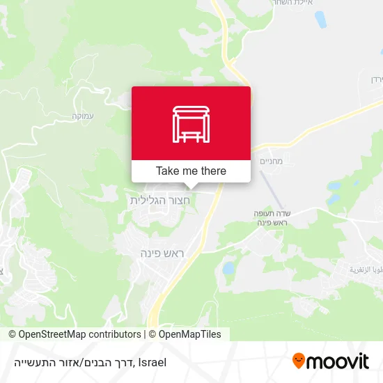 דרך הבנים/אזור התעשייה map