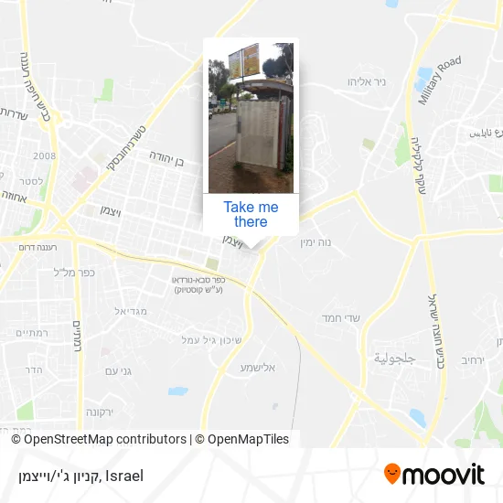 Карта קניון ג'י/וייצמן